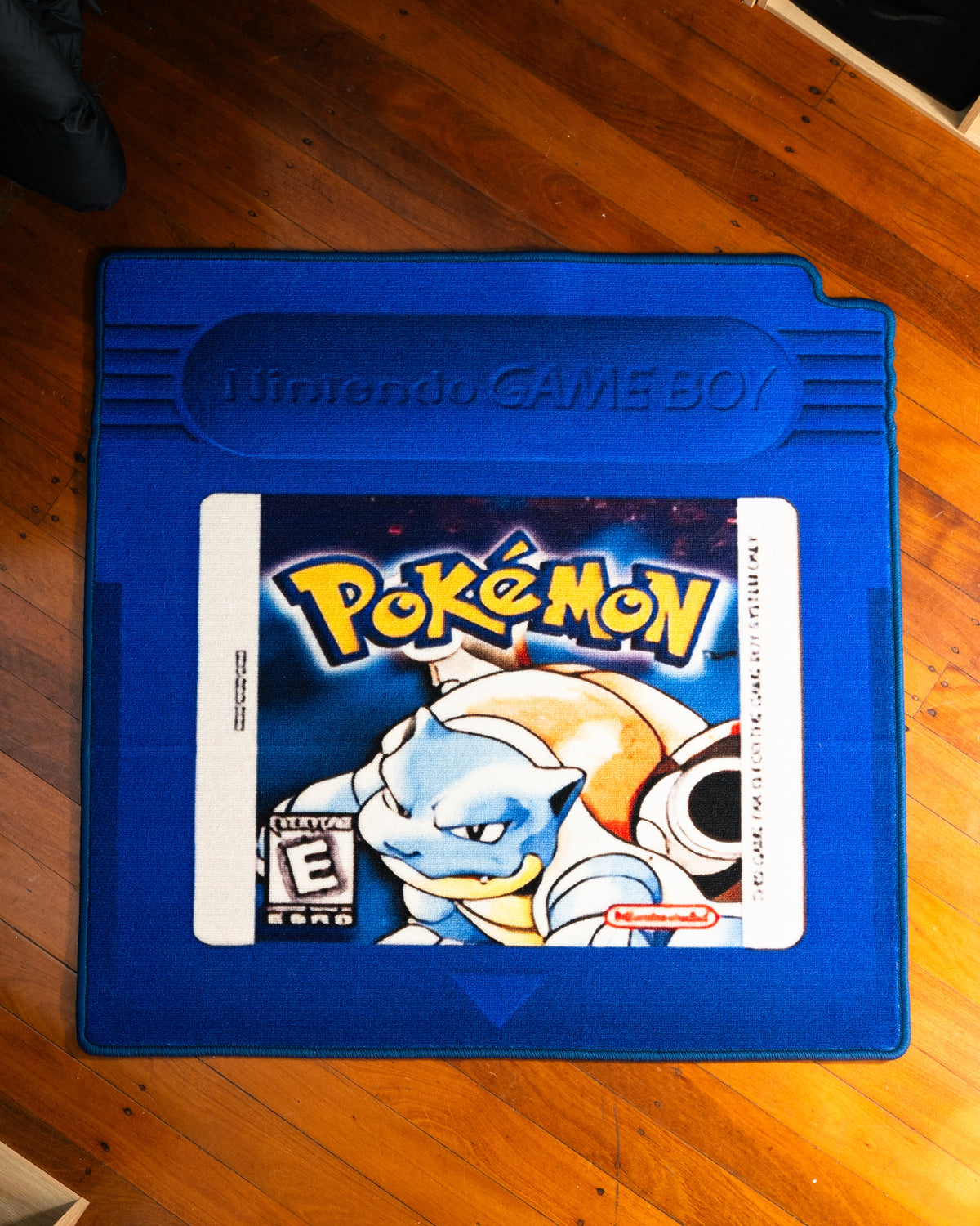 Pokémon Blue Gameboy Cartridge - 1x1m Cartridge Rug