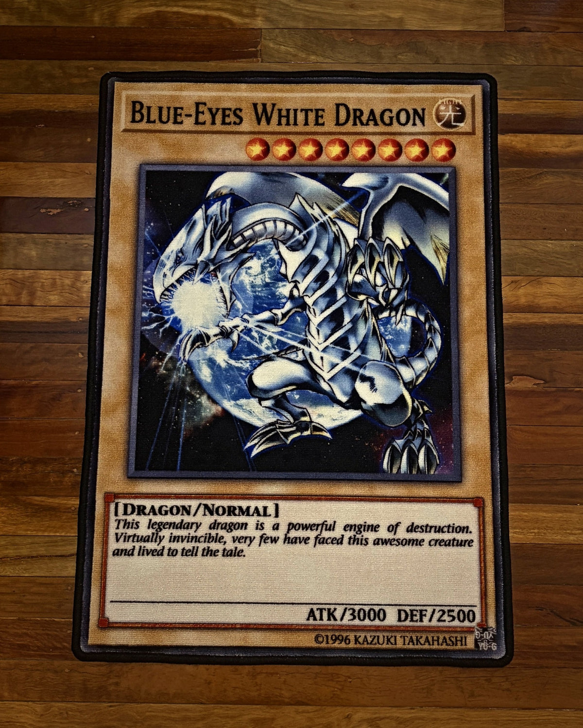Yu-Gi-Oh! Card Rug Duo — Blue-Eyes White Dragon + Card Back