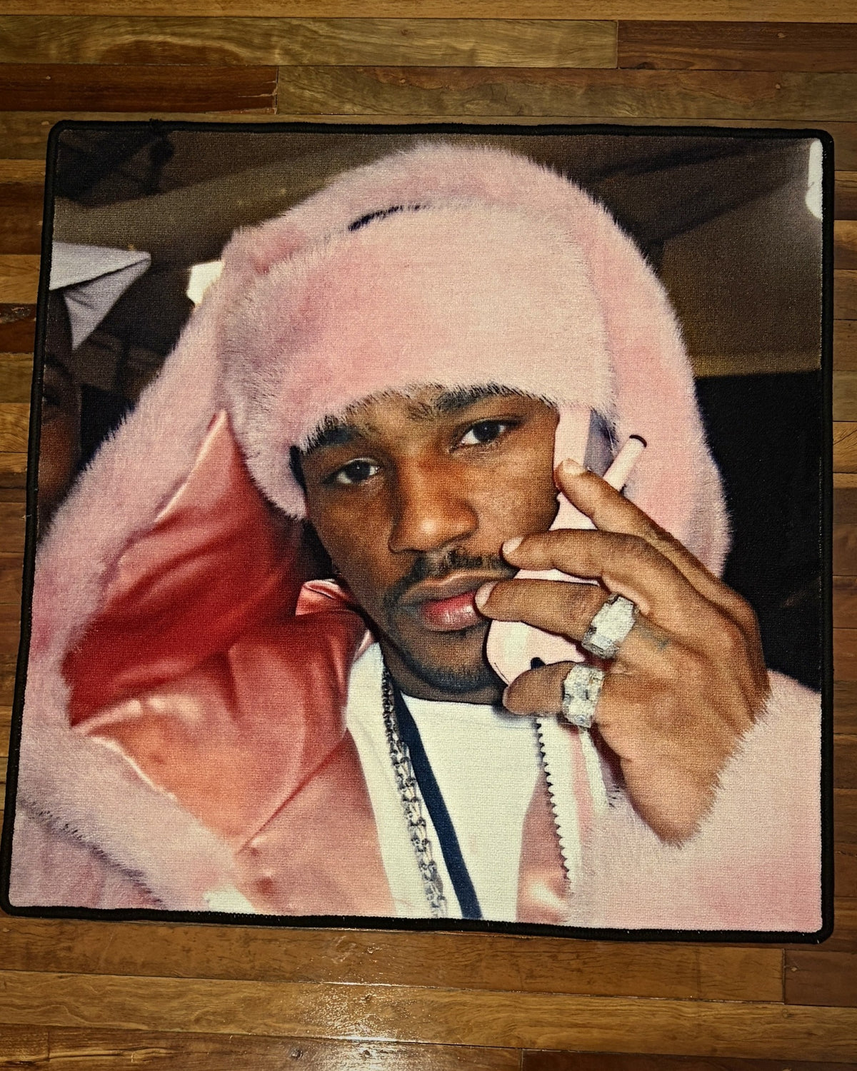 Cam'ron - Pink Mink - 1x1m Rug