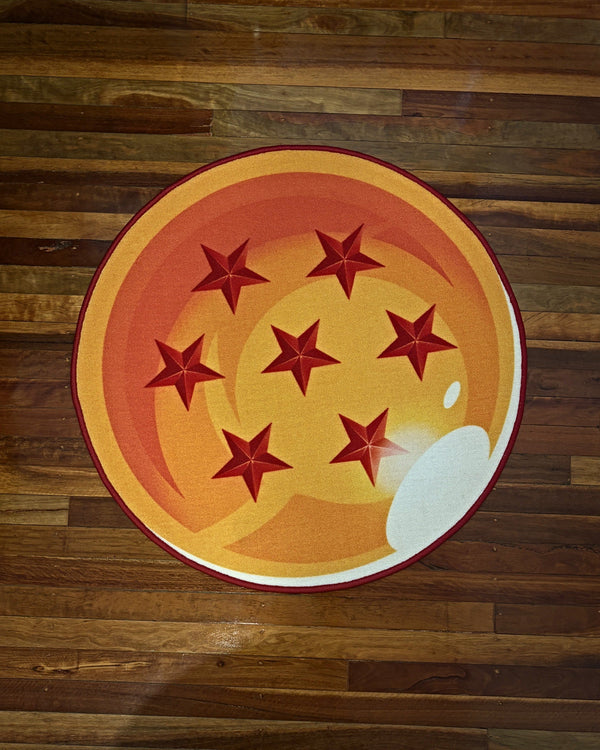 Dragon Ball 7-Star Ball - 1m Round Rug