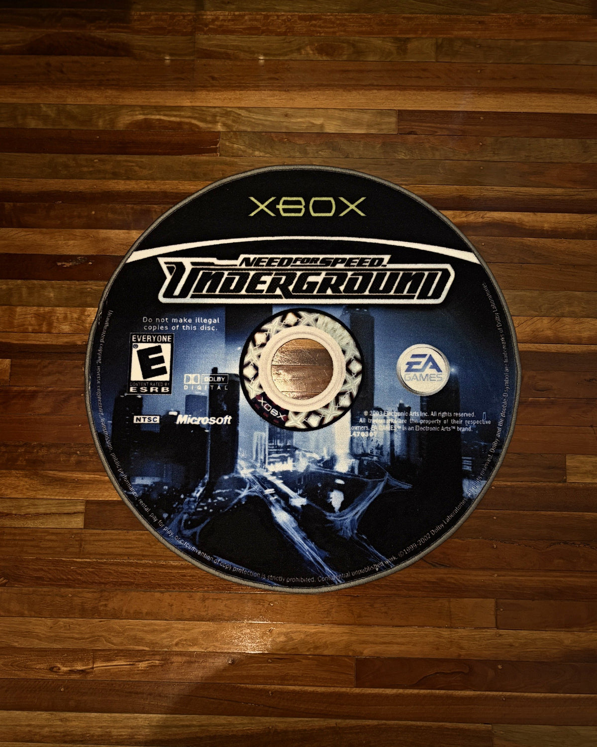 Need for Speed: Underground (Xbox) - 1m Disc Rug