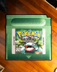 Pokémon Green Gameboy Cartridge - 1x1m Cartridge Rug