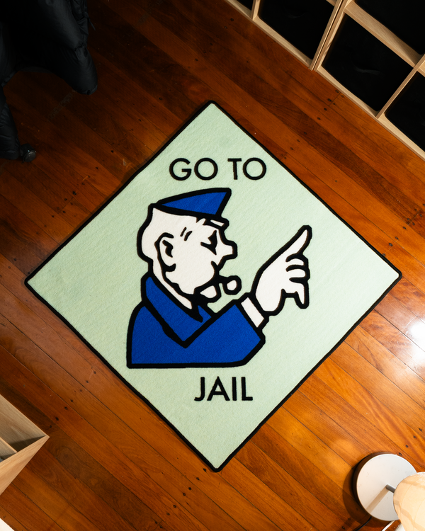 Monopoly - Go To Jail Rug 1x1m