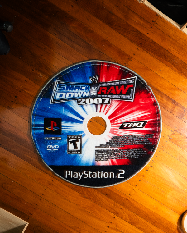 WWE SmackDown vs. Raw 2007 (PS2) — 90cm Disk Rug